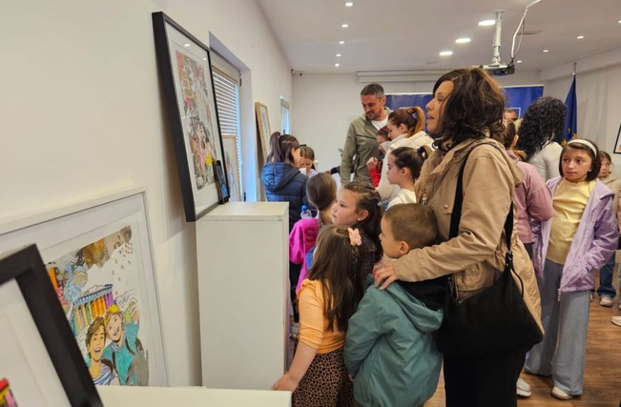 Izložbom dečjih radova počelo obeležavanje Dana Evrope u Severnoj Mitrovici