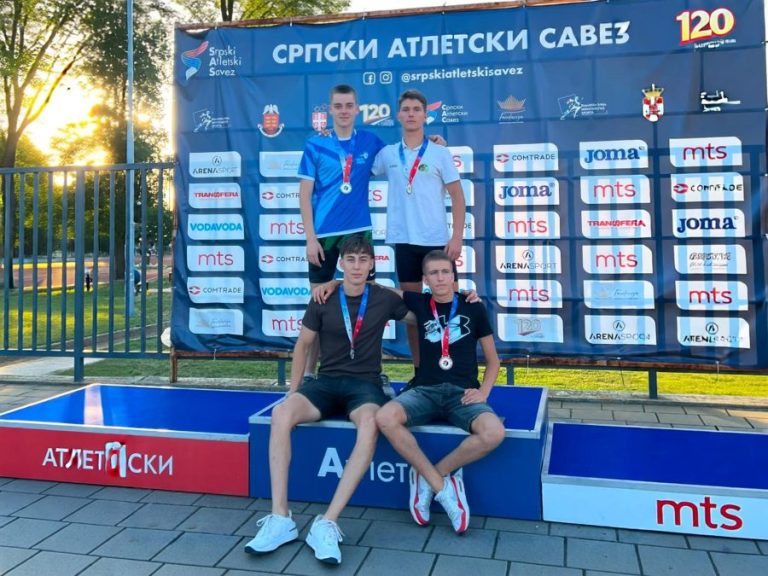 Atletičari Trepče osvojili pet medalja na Prvenstvu Srbije za starije juniore