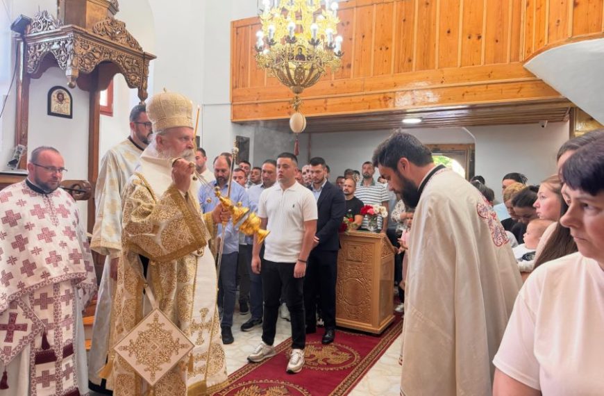 Liturgija u Donjoj Gušterici uoči Vidovdana