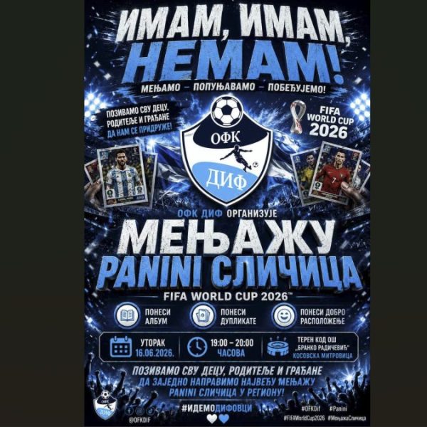 Dif: Menjaža Panini sličica Svetskog&hellip;