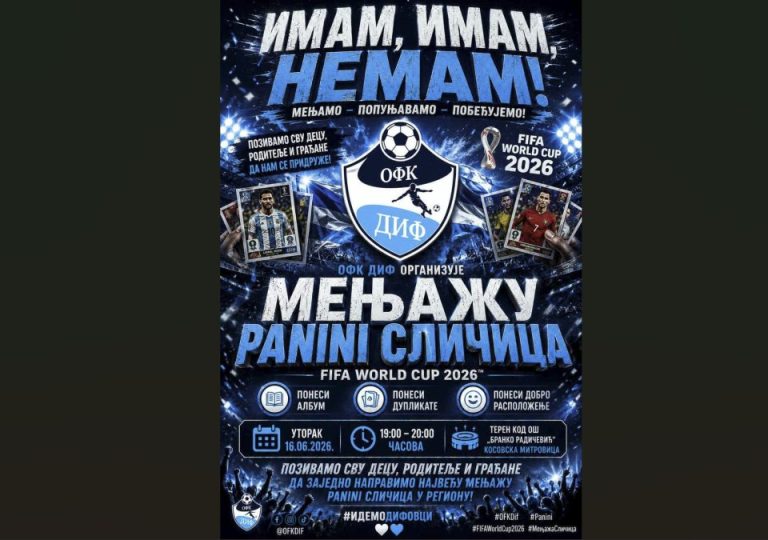 Dif: Menjaža Panini sličica Svetskog prvenstva za decu&hellip;