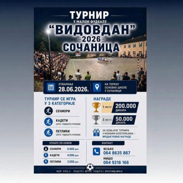Turnir u malom fudbalu 28.&hellip;