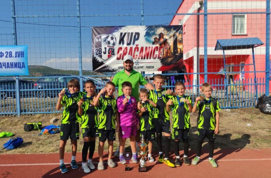 Zlatna medalja za najmlađe fudbalere Rudara
