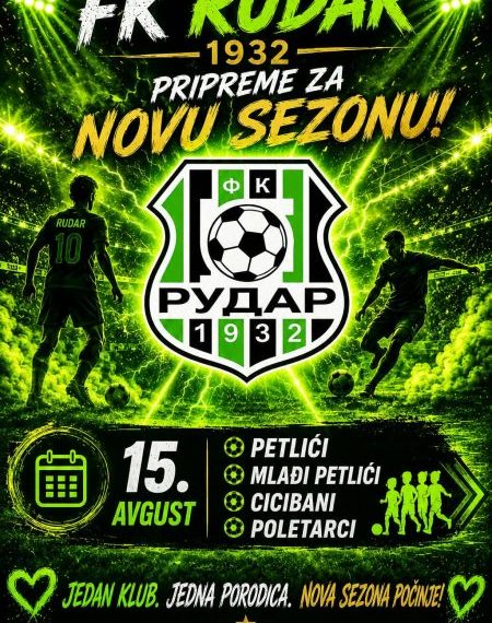 FK Rudar počinje novu sezonu za mlađe kategorije