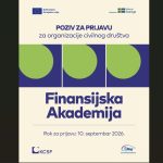 Otvoren poziv za Finansijsku akademiju…