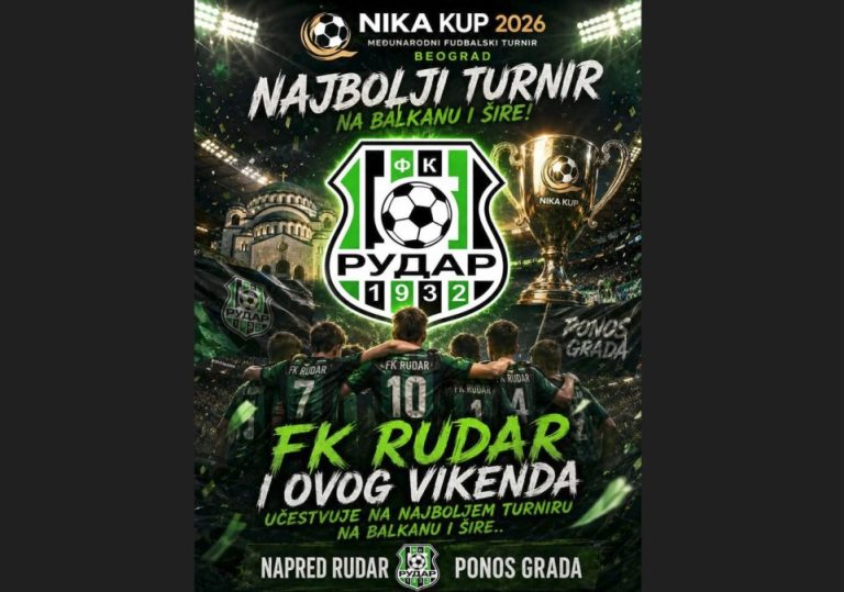 Mladi fudbaleri Rudara ovog vikenda na Nika Kupu u Beogradu