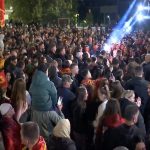 Osma noć protesta u Prištini&hellip;