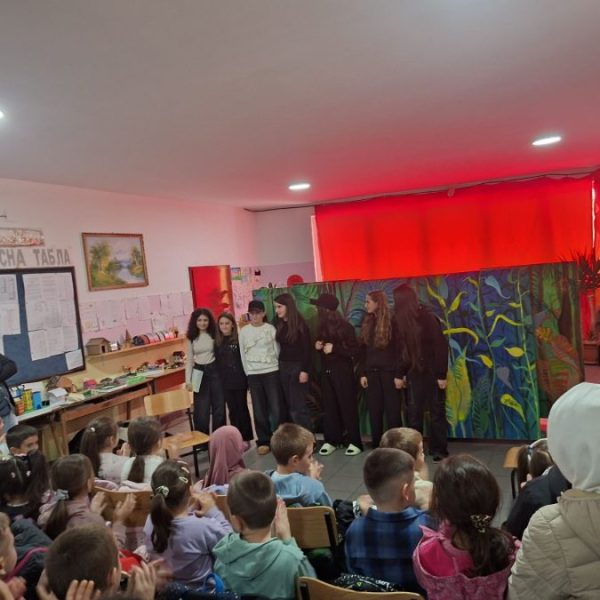 Pozorište senki u Ljubovištu: Učenici…