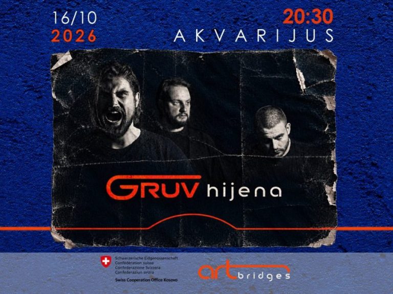 Koncert benda „Gruv hijena“ u petak u „Akvarijusu“
