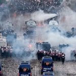 Demonstranti u Tirani zapalili policijsku…